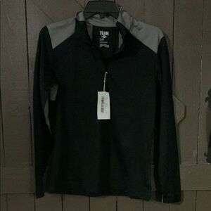 Team 365 - Women's Black and Gray Long Sleeve Top